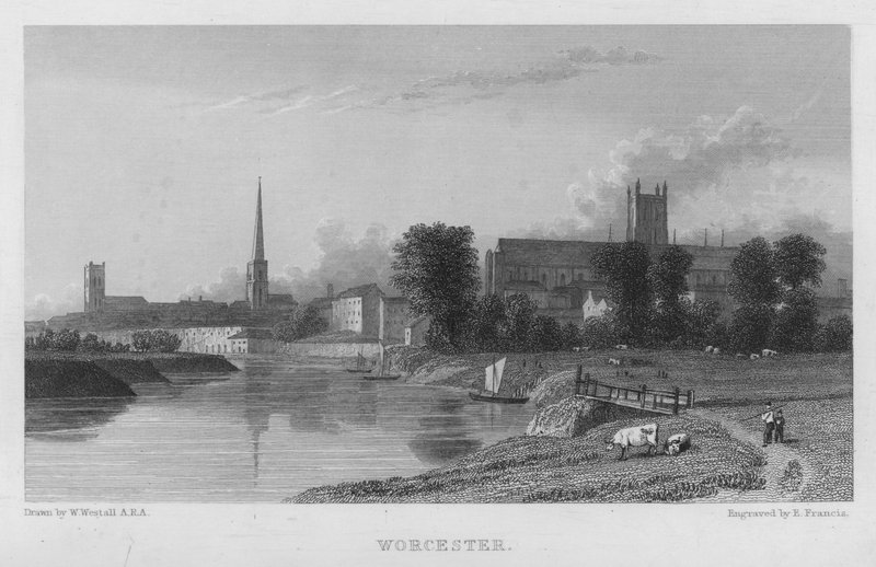 Worcester (grawerowanie) autorstwa William (after) Westall