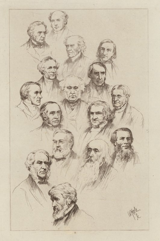 Umbrae Quaedam (rycina) autorstwa William Brassey (after) Hole