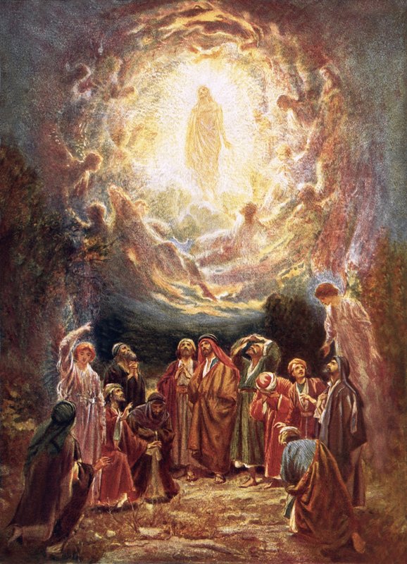 Jezus wstępujący do nieba autorstwa William Brassey Hole