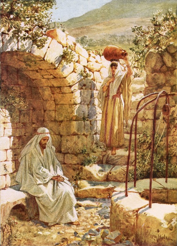 عیسی د یعقوب ویلپولي لخوا آرام کوي autorstwa William Brassey Hole
