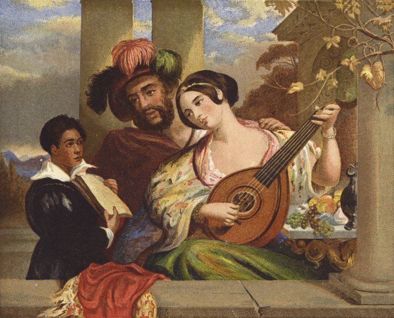 Duet autorstwa William Etty