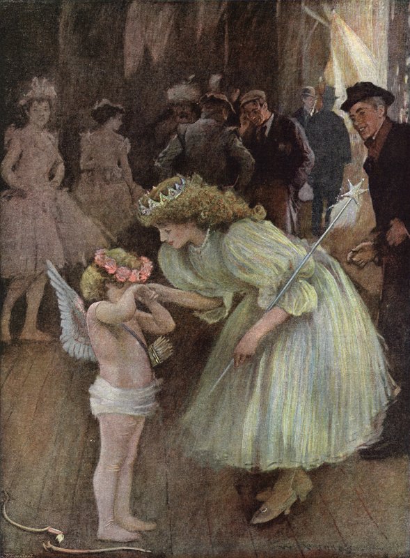 Kupidyn w niebezpieczeństwie - dobra wróżka autorstwa William Hatherell