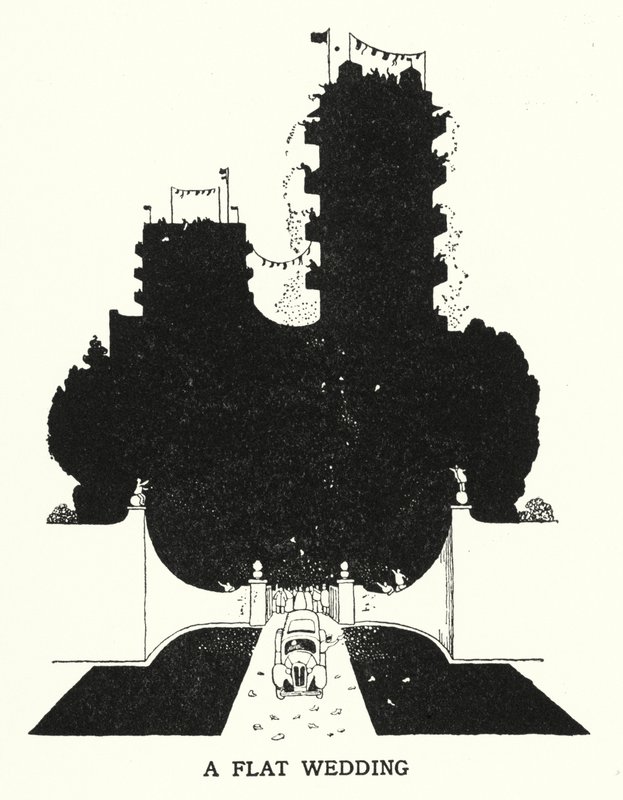 Płaskie wesele (lito) autorstwa William Heath Robinson