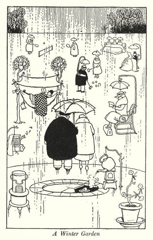 Ogród zimowy (lito) autorstwa William Heath Robinson