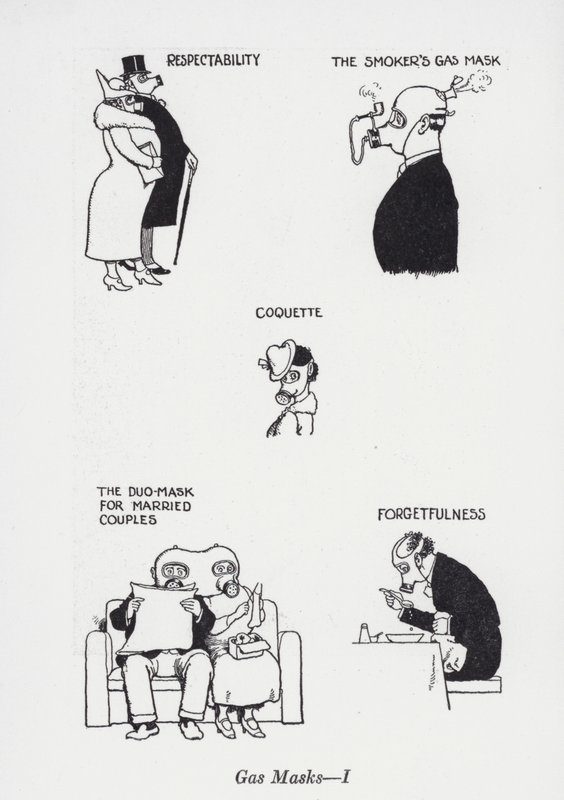 Maski Gazowe - I (lito) autorstwa William Heath Robinson
