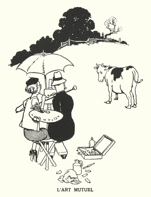 Sztuka wzajemna (lito) autorstwa William Heath Robinson