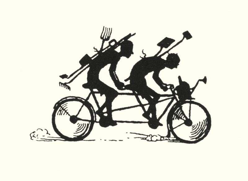 Koniec (lito) autorstwa William Heath Robinson