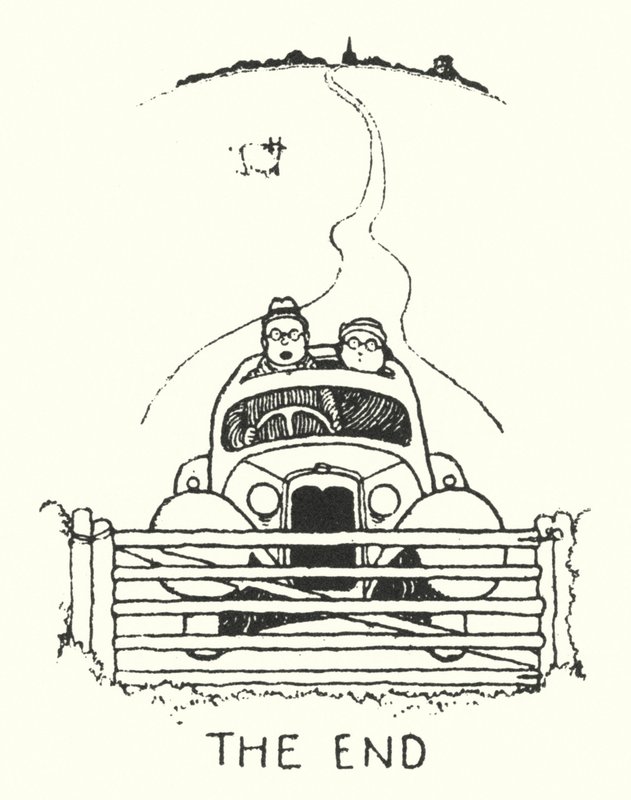 Koniec (lito) autorstwa William Heath Robinson