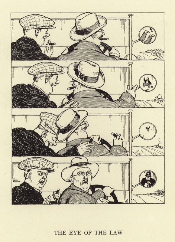 Oko Prawa autorstwa William Heath Robinson