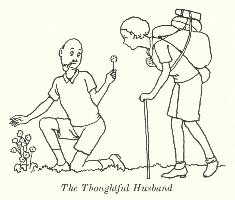 Rozważny Mąż (lito) autorstwa William Heath Robinson