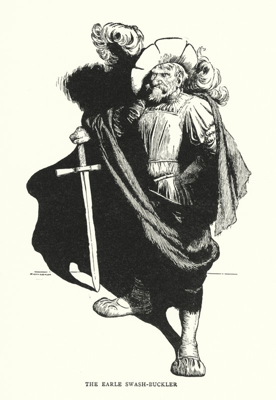 Earle swash-buckler (lito) autorstwa William Heath Robinson