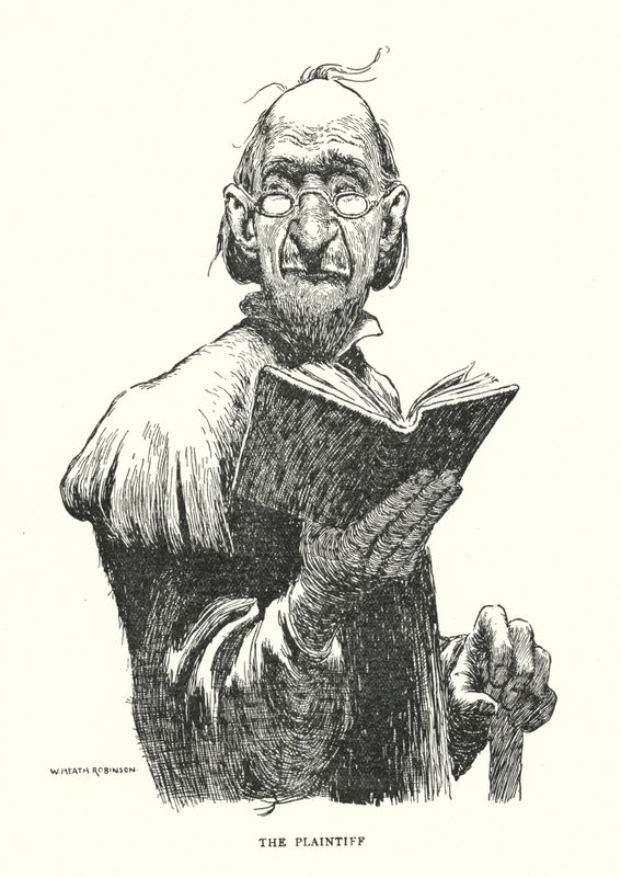 Powód (lito) autorstwa William Heath Robinson