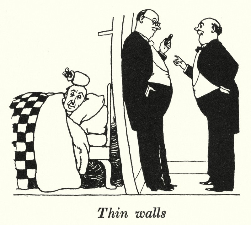 Cienkie ściany (lito) autorstwa William Heath Robinson