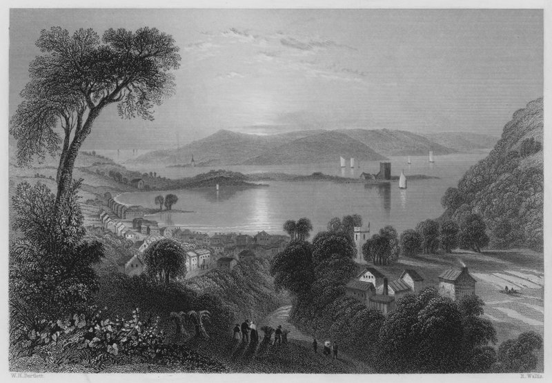 walka (grawerowanie) autorstwa William Henry (after) Bartlett