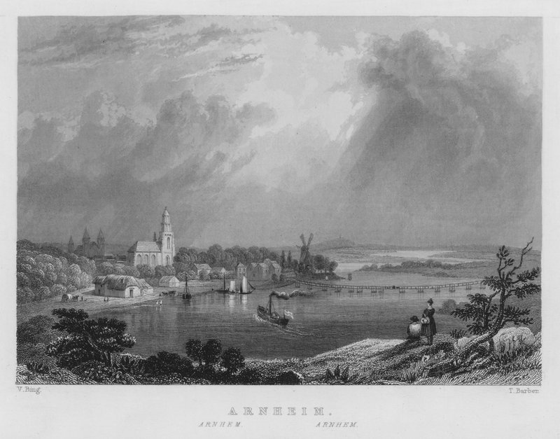 Arnheim (grawerowanie) autorstwa William Henry Bartlett