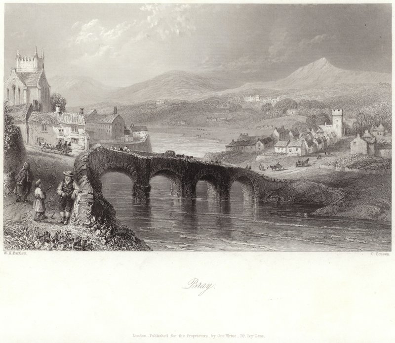 Bray w hrabstwie Wicklow autorstwa William Henry Bartlett