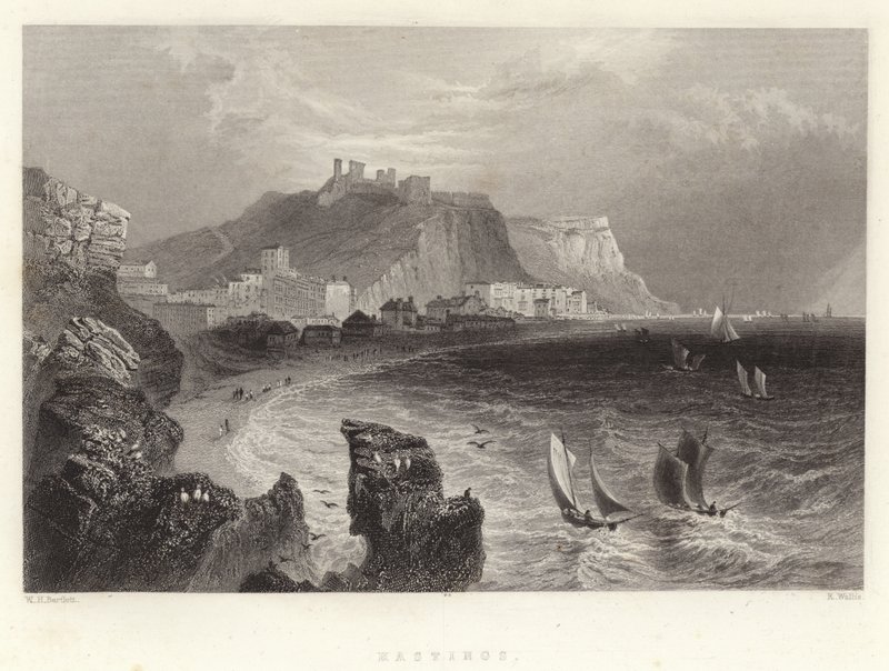 Hastings autorstwa William Henry Bartlett