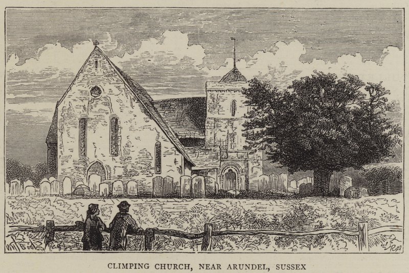 Kościół wspinaczkowy, niedaleko Arundel, Sussex autorstwa William Henry James Boot