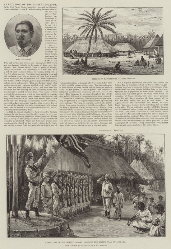 Aneksja Wysp Gilberta autorstwa William Heysham Overend