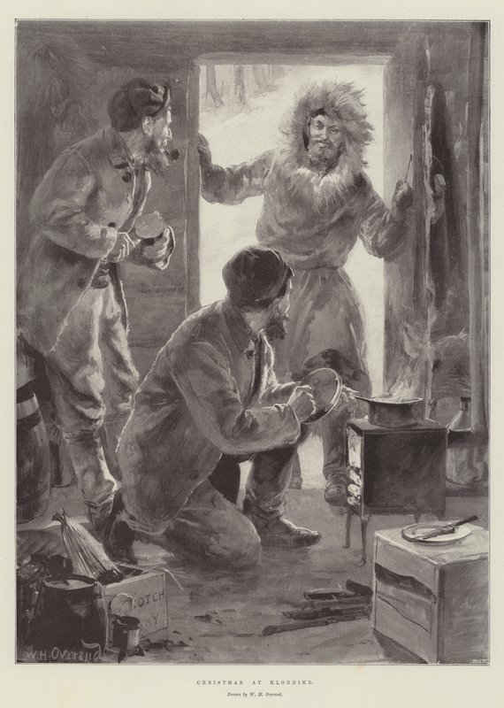 Boże Narodzenie w Klondike autorstwa William Heysham Overend