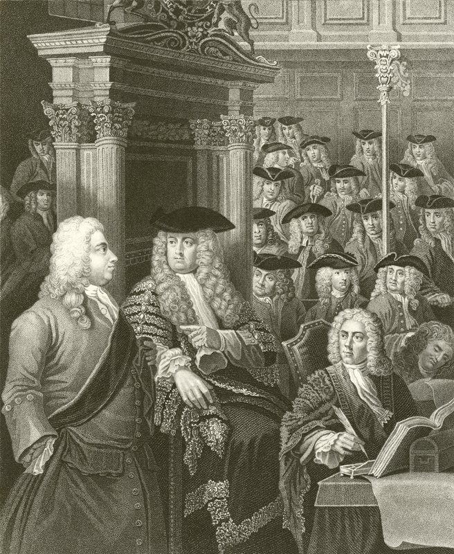 Izba Gmin autorstwa William Hogarth