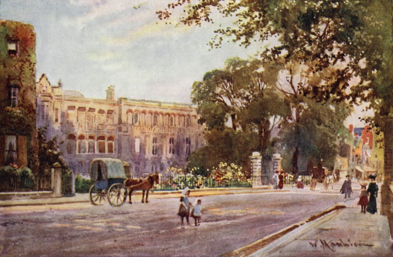 Addenbrookes Hospital przy Trumpington Street autorstwa William Matthison