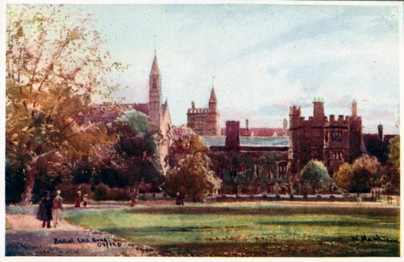 Balliol College, Quad autorstwa William Matthison
