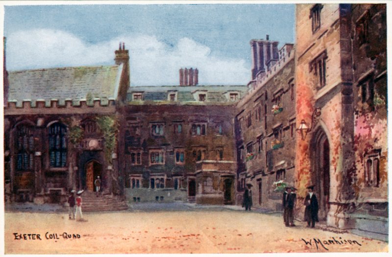 Exeter College, Quad autorstwa William Matthison