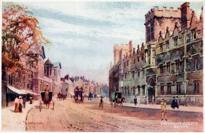 High Street, Oksford autorstwa William Matthison