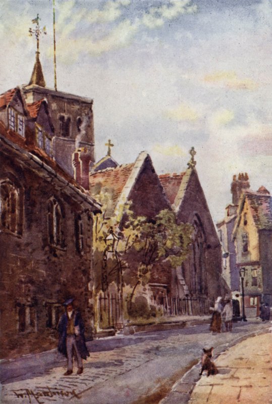 Kościół św. Benedykta z Free School Lane autorstwa William Matthison