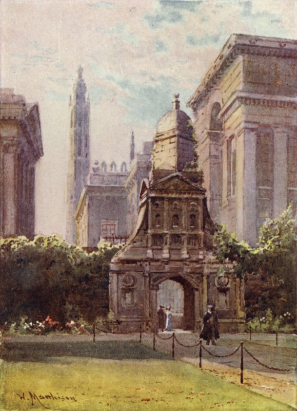 Brama Honoru, Caius College autorstwa William Matthison