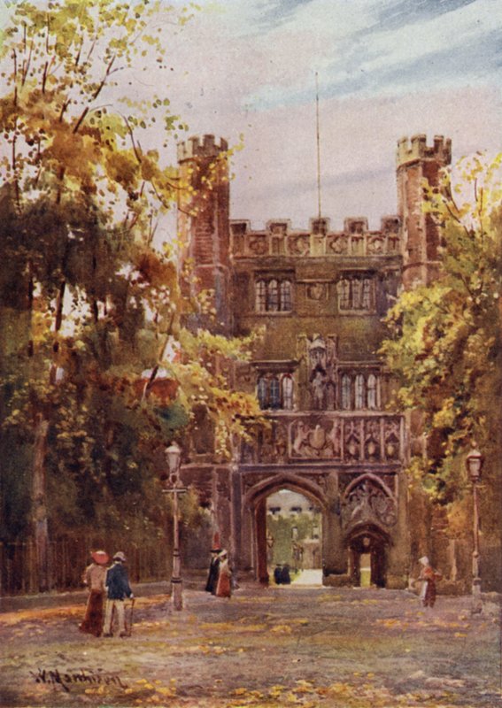 Brama Trinity College autorstwa William Matthison