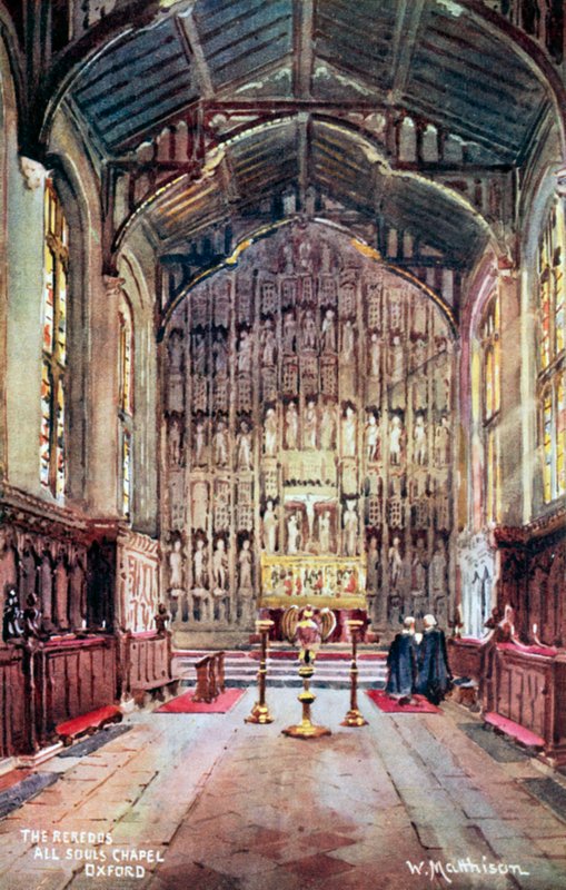 Reredos, Kaplica Wszystkich Dusz, Oksford autorstwa William Matthison