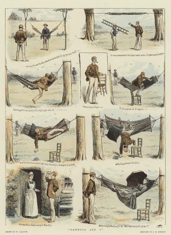 Hamak i ja (chromolitho) autorstwa William Ralston