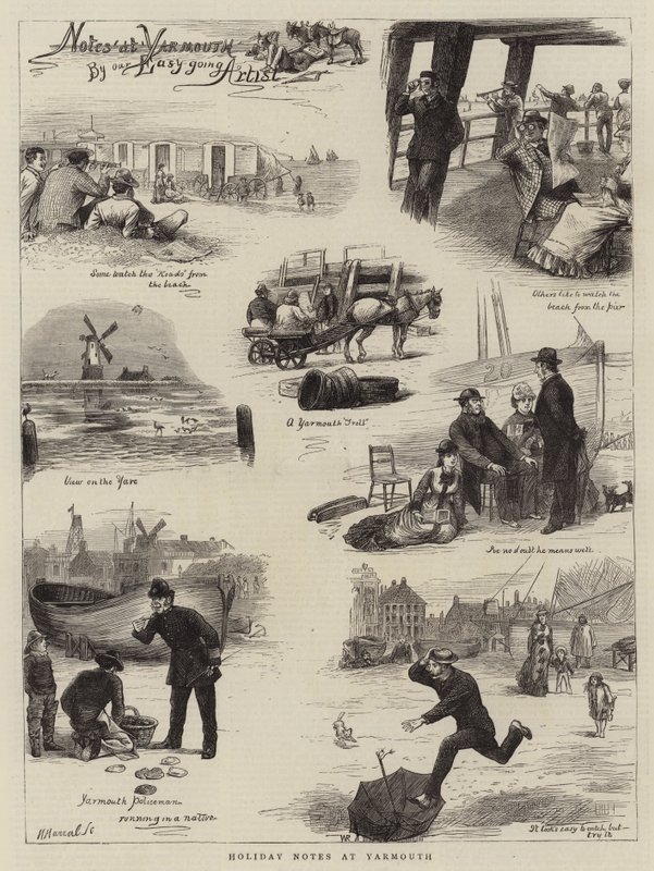 Świąteczne notatki w Yarmouth autorstwa William Ralston