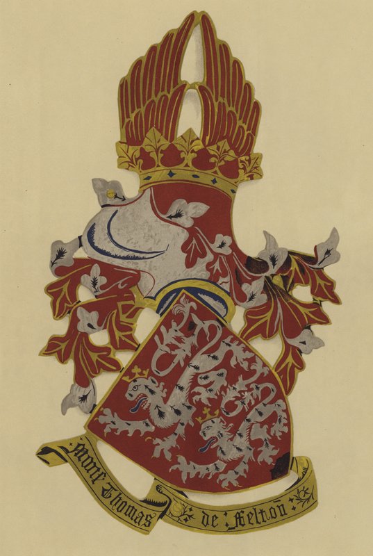Sir Thomas Felton, 1381-1381 (chromolitho) autorstwa William St John Hope