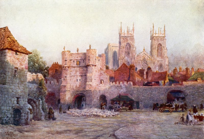York, Botham Bar (czarny lito) autorstwa William Wiehe Collins