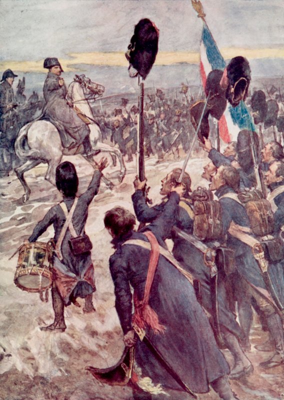 Napoleon pod Austerlitz autorstwa William after Rainey