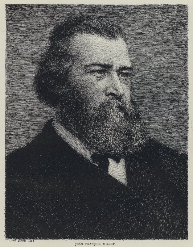 Jean Francois Millet , francuski malarz (lito) autorstwa Wyatt Eaton