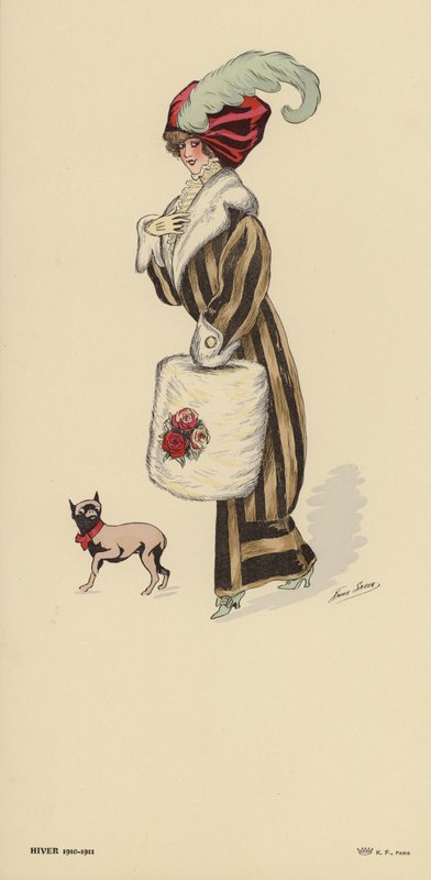 Moda zimowa 1910-1911 autorstwa Xavier Sager