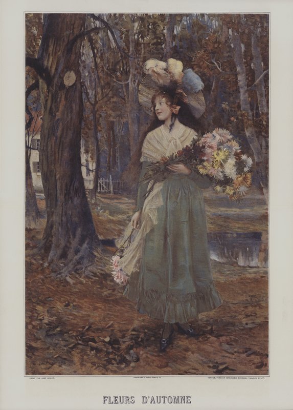 Fleurs dAutomne (jesienne kwiaty) autorstwa after Aime Nicolas Morot
