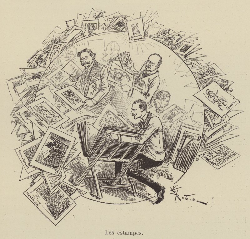 Odciski autorstwa after Albert Robida