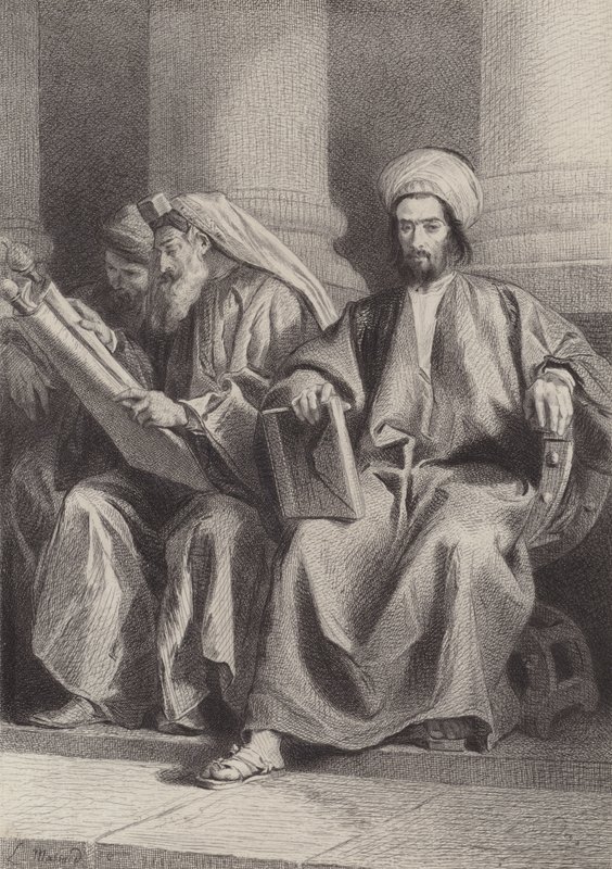 Uczeni w Piśmie i Faryzeusze autorstwa after Albert Robida