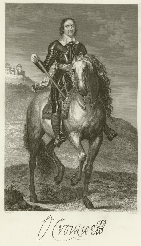 Oliver Cromwell autorstwa after Anthony van Dyck
