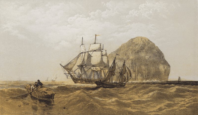 Ailsa Craig (chromolitho) autorstwa after C. Stanfield