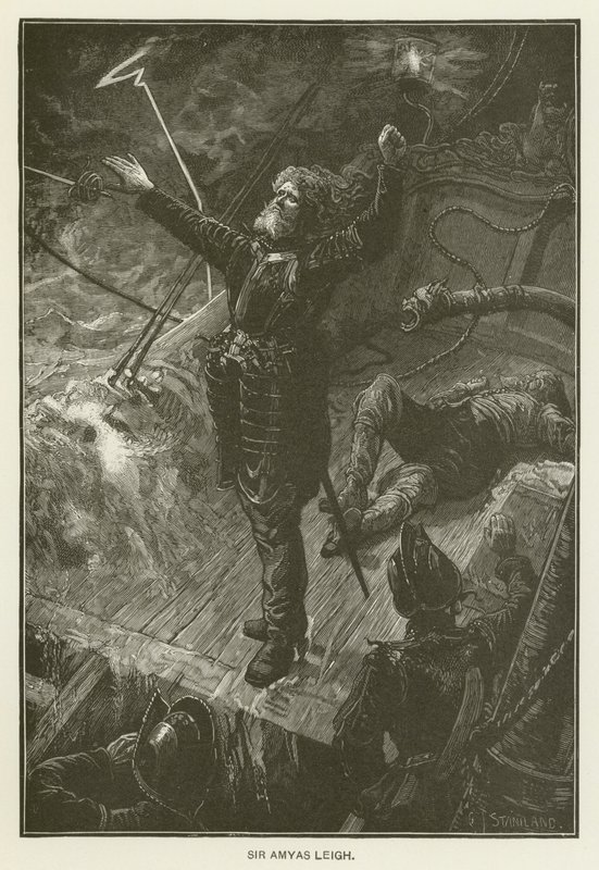 Sir Amyas Leigh autorstwa after Charles J. Staniland