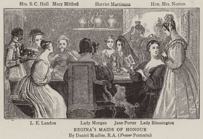 Reginas Maids of Honor autorstwa after Daniel Maclise