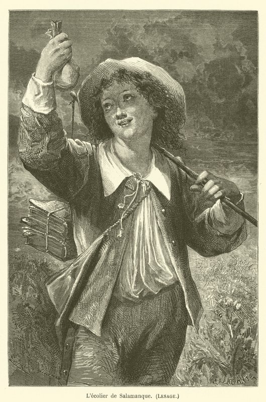 Lecolier z Salamanki, Lesage autorstwa after Emile Antoine Bayard