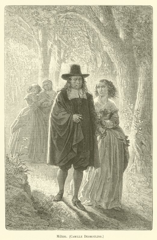 Milton, Camille Desmoulins autorstwa after Emile Antoine Bayard