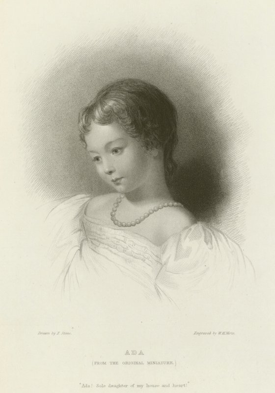 Ada Lovelace autorstwa after Frank Stone